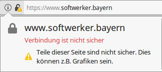 Verbindung ist nicht sicher